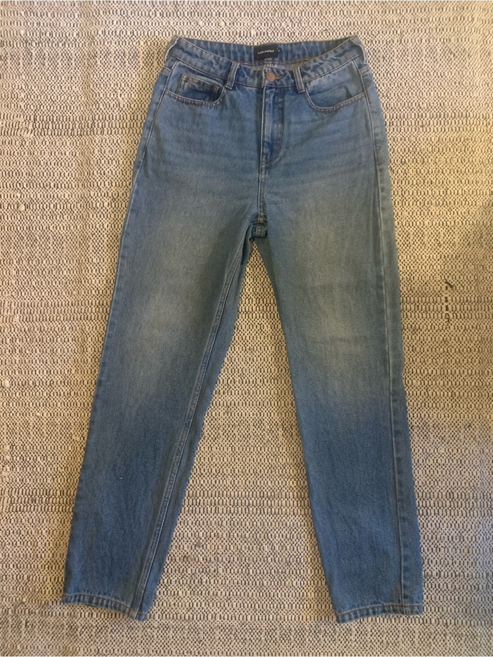 Jean droit taille haute Frank And Oak - 100% coton bio - Taille 26